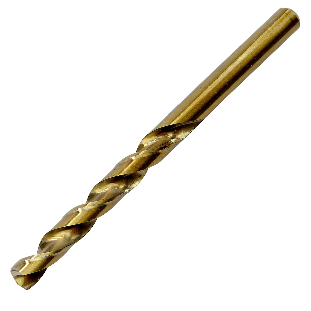 10.0mm x 133mm Cobalt Ground Jobber Drill Pack of 5